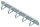 PROTEC.net Rangierpanel 19 1HE Metall PNRP191HE70 Metallb&uuml;gel 44x70mm