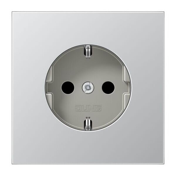 JUNG Steckdose SCHUKO AL1520N 16A 250V ohne Krallen Serie LS Aluminium