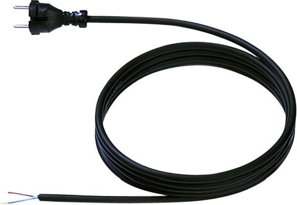 BACHMANN Konturenzuleitung 246.175 H07RN-F 2x1,0 3,0m schwarz