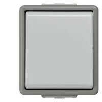 SIEMENS Kreuzschalter 5TA4707 IP44 AP dunkelgrau/hellgrau