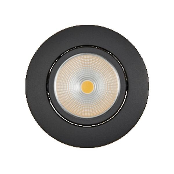NOBILE LED-Deckeneinbaustrahler 5068 ECO Flat 8W sw-matt 3000K 38&deg; 350mA