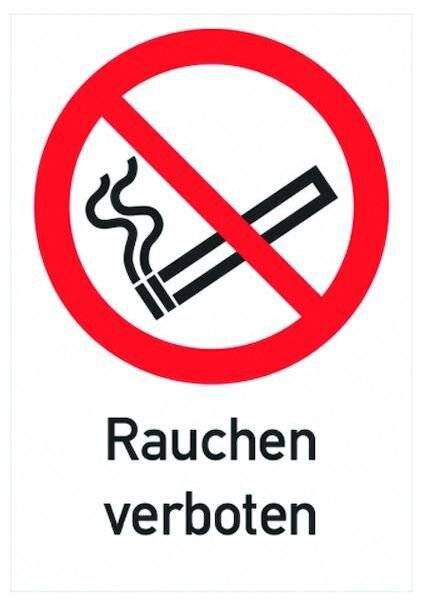 PROT Verbotsschild Rauchen verboten PVSRV