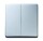 BUSCH-JAEGER Serienwippe 2105-33 AW44 aluminiumsilber