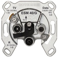 KATHREINmodem-Einzelanschlussdose ESM 40/G 3fach
