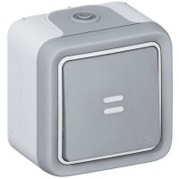 LEGRAND Wipptaster  Plexo IP55 69724 1-pol bel Wechsel FR...