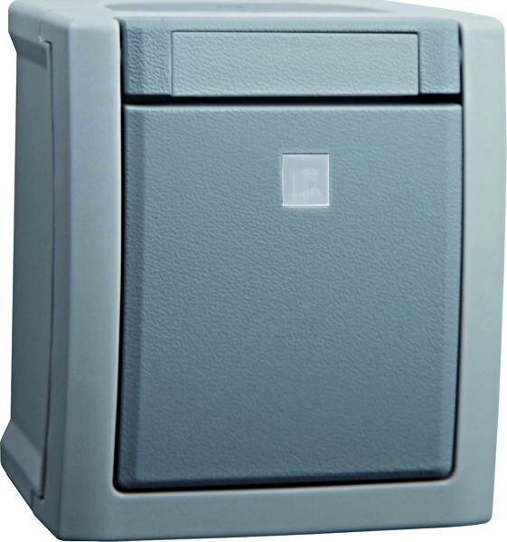 Pacific Taster beleuch. FR-Aufputz IP54 90591014-DE transparente Kalotte