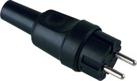 BACHMANN Vollgummi-Konturenstecker 919.179 schwarz