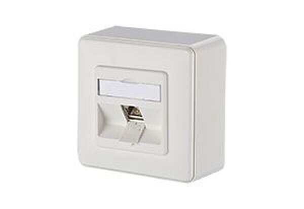 METZ CONNECT Datenanschlussdose 1xRJ45 E-DATModul Cat.6A 8(8)AP rw