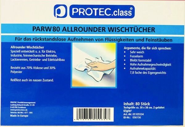 PROT Wischt&uuml;cher PARW80 Allrounder PK=80 Stck