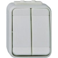 ELSO Doppeltaster 442509 10A AquaTop licht/basaltgrau