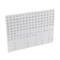 LEGRAND Zahlen Von 1-99 Buchstaben Von A-z 04969