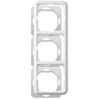 ELSO Rahmen 224344 3fach FASHION IP44 reinweiß