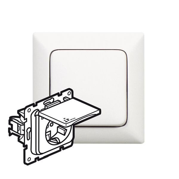 LEGRAND Steckdose 776708 Kinderschutz Creo ultraweiss