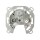TELEVES SAT-TWIN-Antennendose ABAKUS SE33TWIN-ST 3-fach ohne Abdeckung