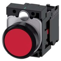 SIEMENS Drucktaster 22mm rund rot 1OE
