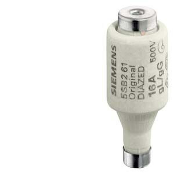 SIEMENS DIAZED-Sicherungseinsatz 5SB251 500V GL/GG Gr. DII E27 10A