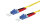 METZ CONNECT Patchkabel OpDAT LC-D/LC-D OS2 1,0m
