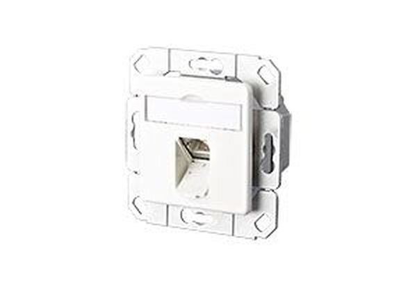 METZ CONNECT Datenanschlussdose 1xRJ45 E-DAT C6  8(8) UPk reinweiss