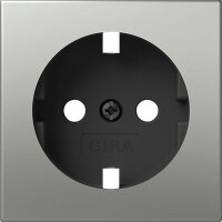 GIRA Abdeckung 4920600 SCHUKO-SDO System 55 Edelstahl