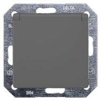 SIEMENS Steckdose SCHUKO 5UB1927 carbon-metallic 10/16A 250V