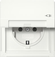 GIRA Steckdose SCHUKO 445466 Klappdeckel TX44 Reinweiß