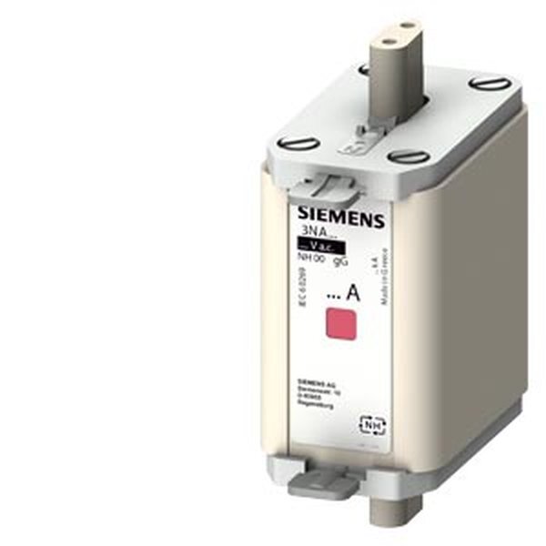 SIEMENS NH00-Sicherungseinsatz 3NA6824-7 mit Stirnkernmelder 80A