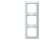 SIEMENS Rahmen 5TG2553-3 3fach aluminium metallic