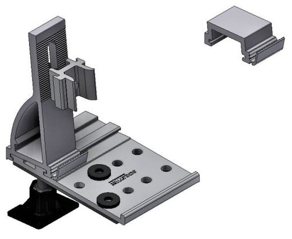 Schletter Solar Dachhaken Alu-Tile Pro Dachhaken-Set