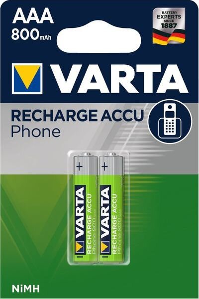 VARTA Phone Akku 58398 AAA 800mAh 2Blister Micro T398