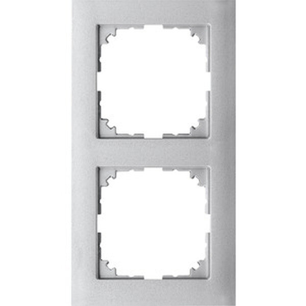 MERTEN M-Pure-Rahmen MEG40203660 M-Pure 2fach aluminium M-Pure