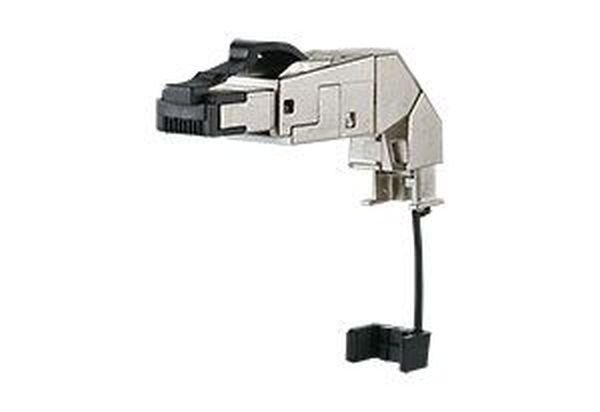 METZ CONNECT RJ45-Stecker feldkonfektionierbar CAT6A-ISO IP20 Kabelzuf&uuml;hrg 360&deg; variab