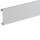 HAGER TEHALIT Br&uuml;stungskanal Oberteil PVC zu BR65 OT-Breite 80mm lichtgrau