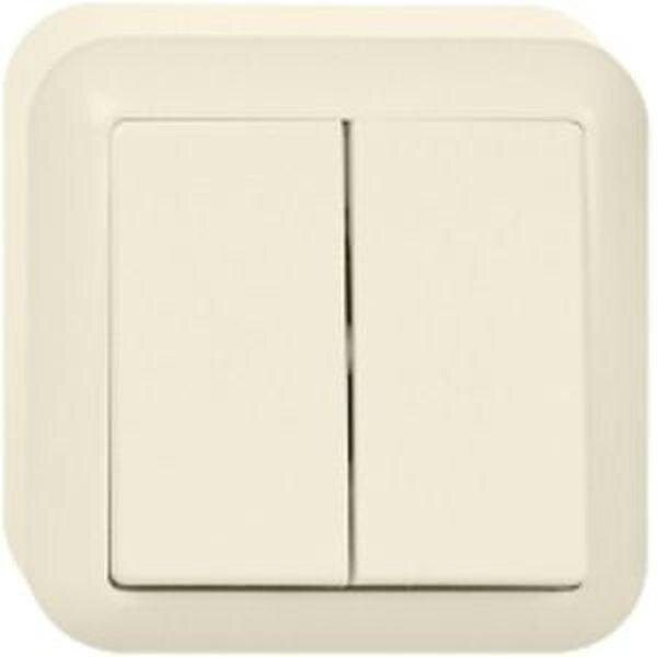 ELSO AP-Serienschalter 381500 10A CONTURA perlwei&szlig;