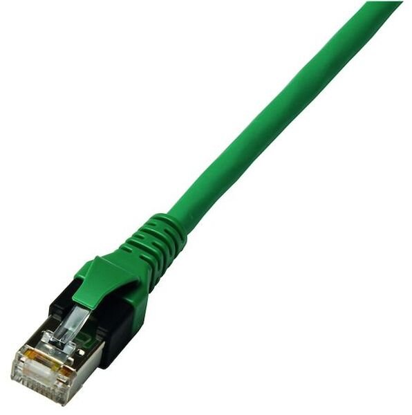 PROTEC.net Patchkabel halogenfrei gr&uuml;n PPK6A Cat6A-ISO 4P27 S/FTP 2xRJ45 5,0m