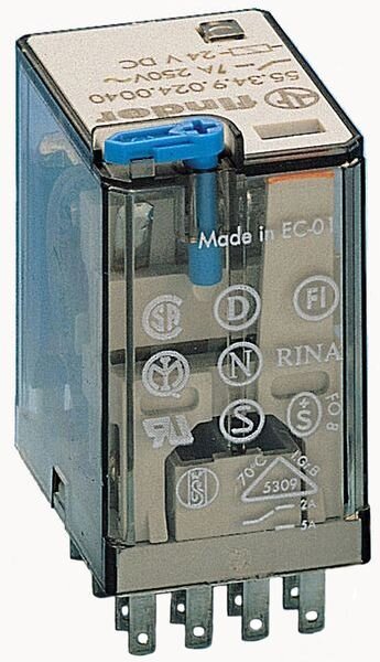FINDER Miniatur-Industrie-Steckrelais 55.34.9.024.5040