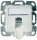 TELEG&Auml;RTNER Datendose Cat6A ISO AMJ 1xRJ45 UP/50 alpinweiss