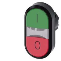 SIEMENS Doppeldrucktaster 3SU1001-3AB42-0AK0 beleuchtet...