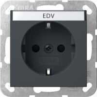 GIRA Steckdose SCHUKO 446228 Beschriftungsfeld+SH (Safety...