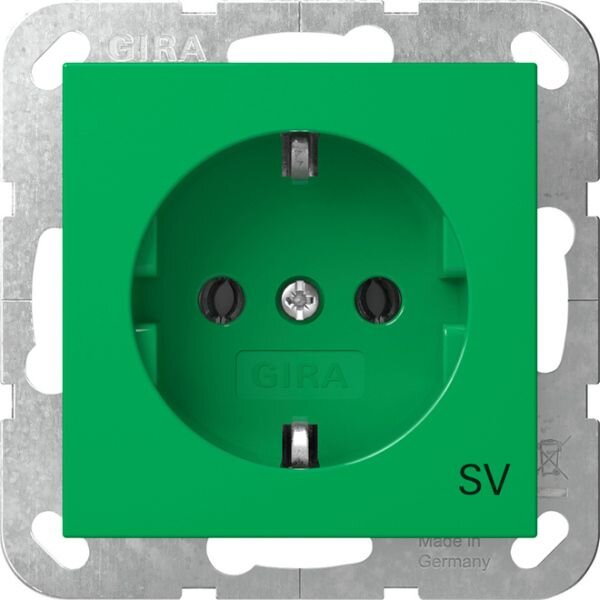 GIRA Steckdose SCHUKO 4188107 SV System 55 gr