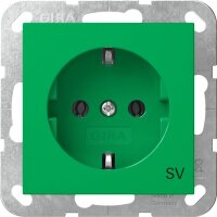 GIRA Steckdose SCHUKO 4188107 SV System 55 gr