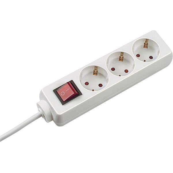 BACHMANN Tischsteckdose 384.272S SELLY 3fach weiss