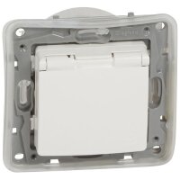 LEGRAND Steckdose SCHUKO 664747 Niloe IP44 ultraweiss
