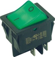 BACHMANN Wippenschalter 924.097 2polig schwarz/grün