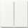 GIRA Wippe 329566 2f TX44 WG UP Reinwei&szlig;