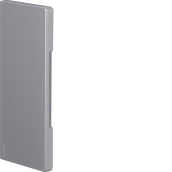 HAGER TEHALIT Endst&uuml;ck schnittkaschierend zu BR65x170mm Oberteil 80mm lichtgrau