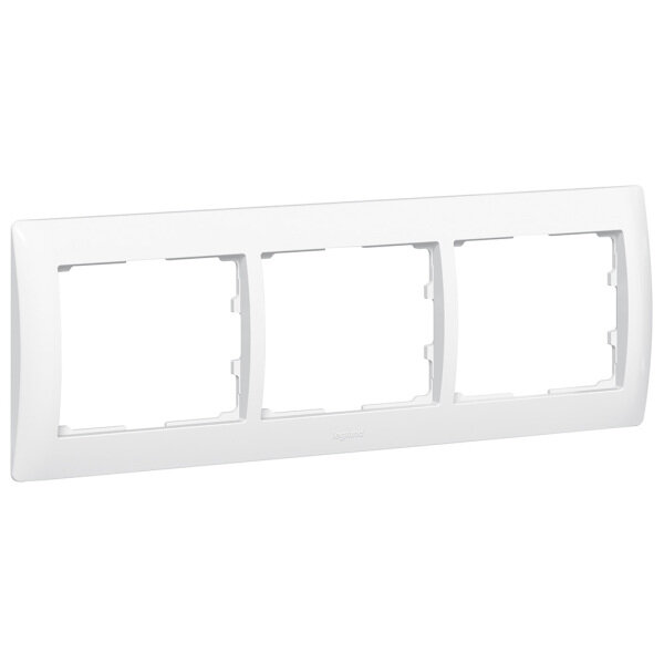LEGRAND Rahmen Galea 771003 3fach waagerecht ultraweiss
