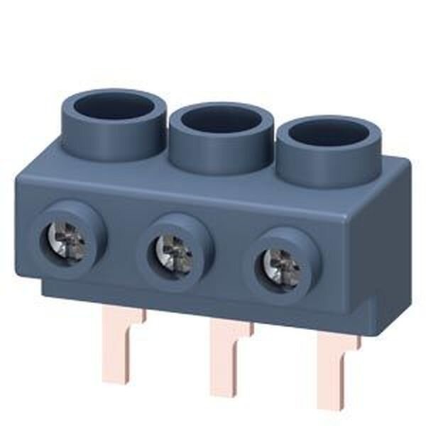 SIEMENS 3-Phasen-Einspeiseklemme 3RV1915-5A f&uuml;r 3-Phasen-Sammelschiene