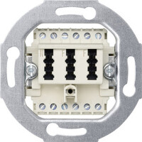 MERTEN Fernmeldeanschlussdose 465226 TAE 3f. 2x6/6 NF/F...