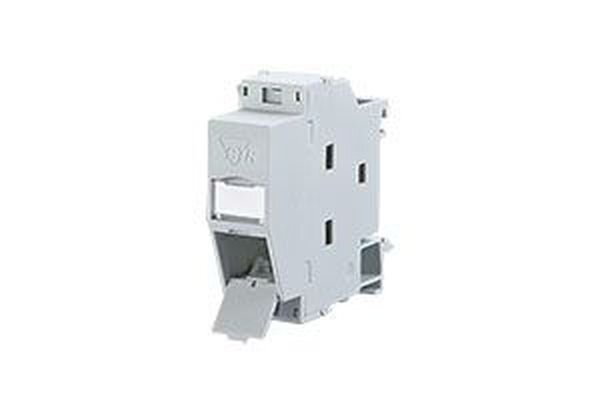 METZ CONNECT Anschlusseinheit 1-Port leer REGplus IP20 lichtgrau