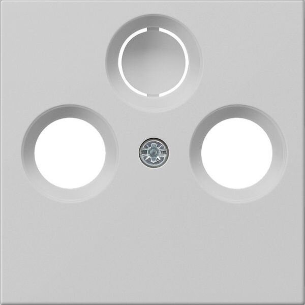 GIRA Abdeckung 0869015 Koaxial-Antennensteckd. System 55 Grau matt
